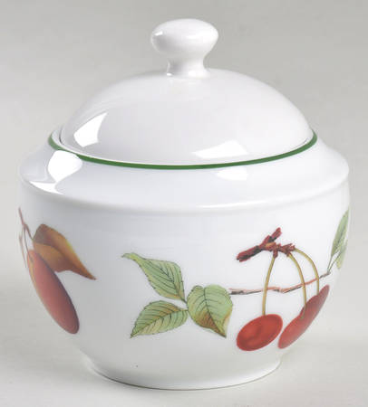 Evesham Vale Sugar Bowl & Lid