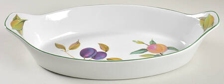 Evesham Vale 13" Oval Fish Dish by Royal Worcester
