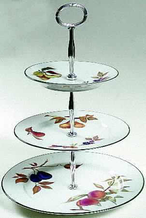 Evesham Vale 13 7/8"-14 1/4" 3-Tiered Serving Tray(DP,SP,BB) HC