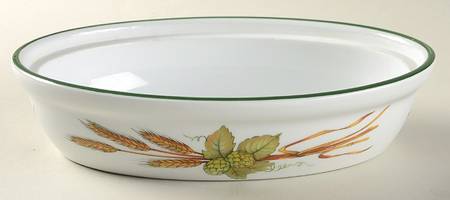 Evesham Vale 9" Oval Entree Dish No Lid