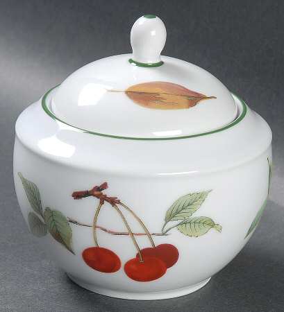 Evesham Vale Sugar Bowl & Lid by Royal Worcester