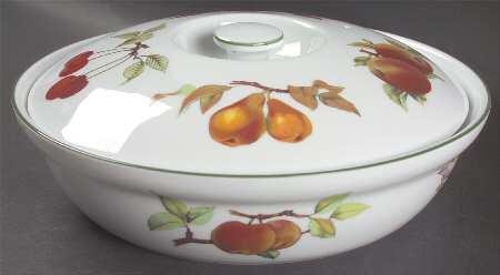 Evesham Vale Small Round Entree Dish & Lid