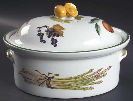 Evesham Vale 3 Pt Oval Deep Covered Casserole