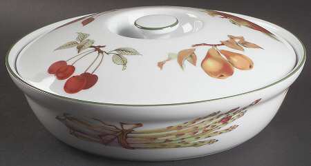 Evesham Vale Large Round Entree Dish & Lid