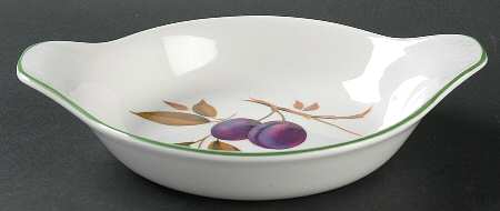 Evesham Vale 8" Eared Round Egg Dish