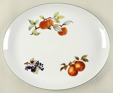 Evesham Vale 15" Oval Serving Platter by Royal Worcester