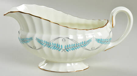 Ferncroft Turquoise Gravy Boat
