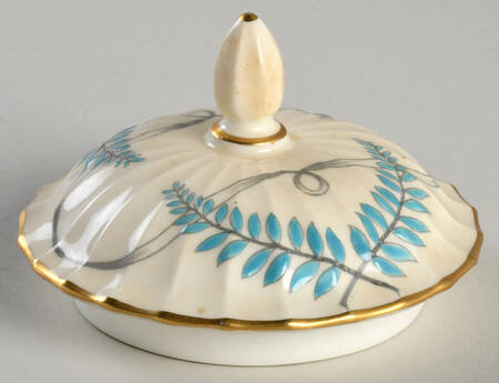 Ferncroft Turquoise Lid for Sugar Bowl
