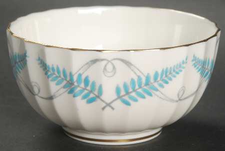 Ferncroft Turquoise Open Sugar Bowl