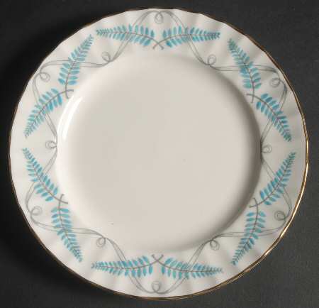Ferncroft Turquoise Dessert/Pie Plate