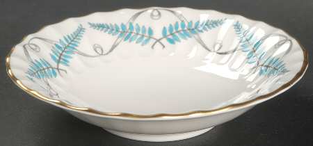 Ferncroft Turquoise Fruit/Dessert (Sauce) Bowl