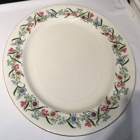Fleurette 17" Oval Serving Platter