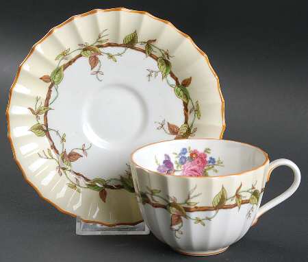 Florence Footed Cup & Saucer Set