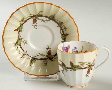 Florence Flat Demitasse Cup & Saucer Set
