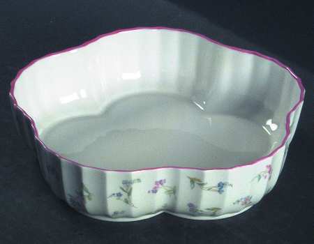 Forget Me Not Pink Large Lobed Bowl
