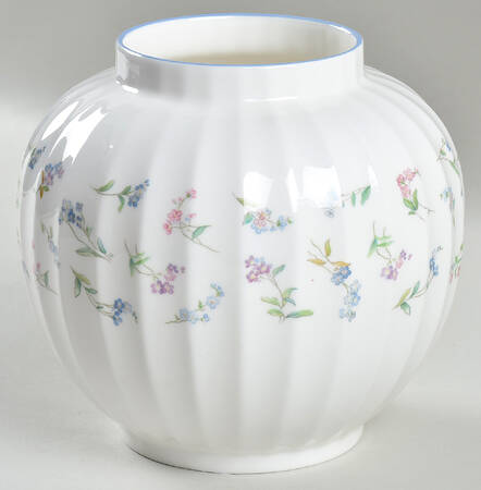 Forget Me Not Blue 5" Ginger Jar No Lid