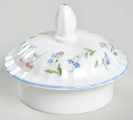 Forget Me Not Blue Lid for 5" Ginger Jar
