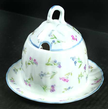 Forget Me Not Blue Honey Pot & Lid