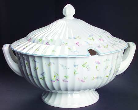 Forget Me Not Blue Tureen &  Lid