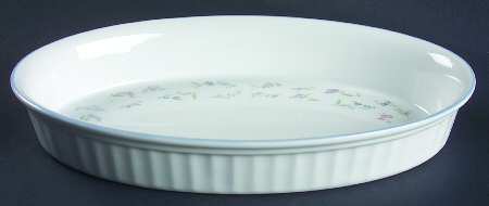 Forget Me Not Blue 10" Oval Baker