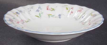 Forget Me Not Blue Fruit/Dessert (Sauce) Bowl