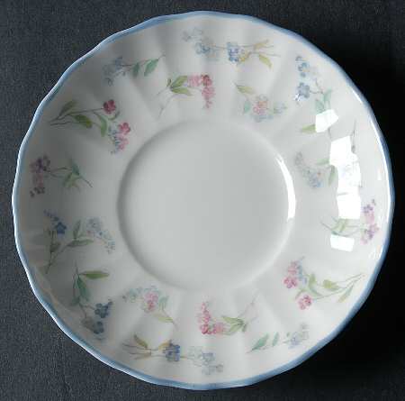 Forget Me Not Blue Saucer for Demitasse Cup
