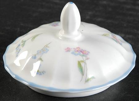 Forget Me Not Blue Lid for Mini Sugar Bowl