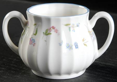 Forget Me Not Blue Mini Sugar Bowl No Lid