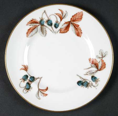 Fraises Des Bois Bread & Butter Plate