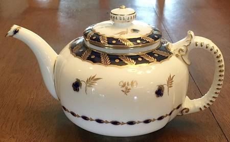 Georgian Cobalt Blue Teapot & Lid
