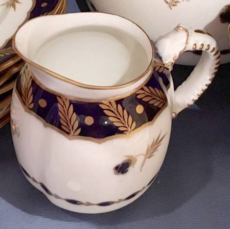 Georgian Cobalt Blue Creamer