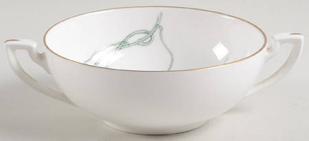 Gloriana Flat Cream Soup Bowl