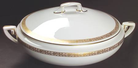 Golden Anniversary Round Covered Vegetable