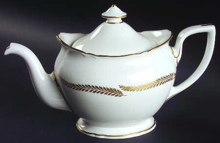 Golden Bracken Teapot & Lid