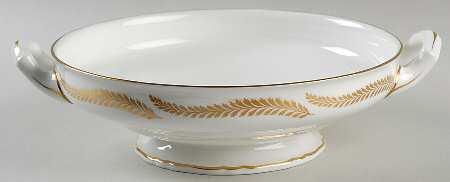 Golden Bracken Round Vegetable No Lid