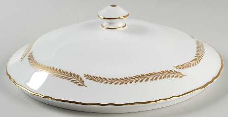 Golden Bracken Lid for Round Vegetable