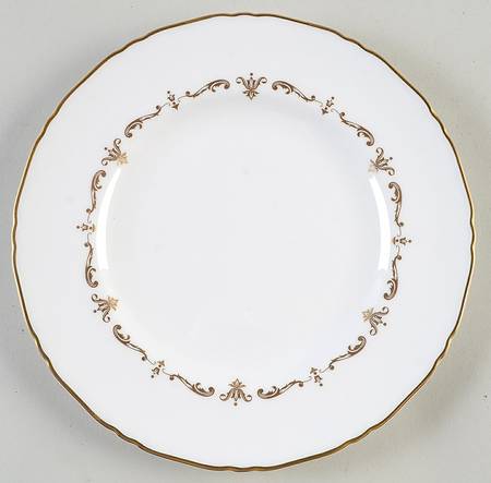 Gold Chantilly Salad Plate