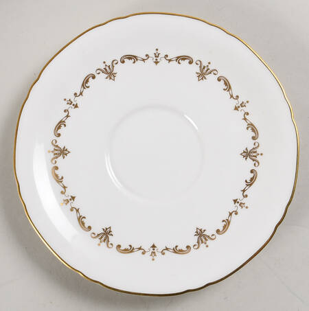 Gold Chantilly Saucer for Cream Soup Bowl