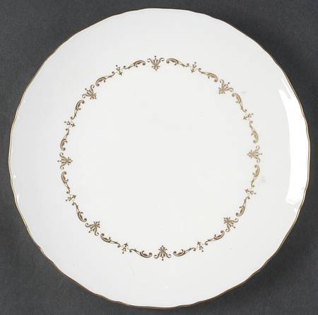 Gold Chantilly Cake Plate
