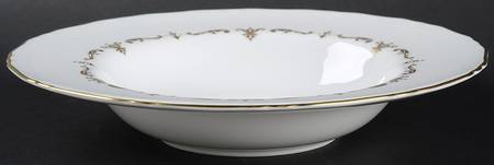 Gold Chantilly Rim Soup Bowl