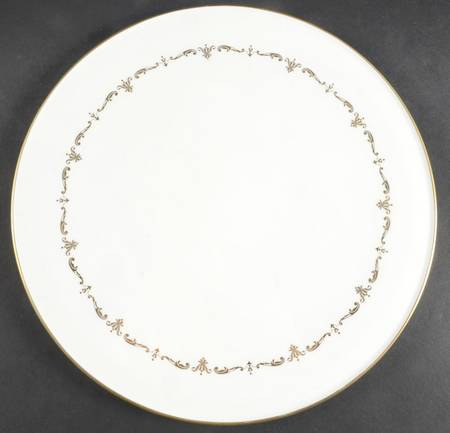 Gold Chantilly Cake Plate