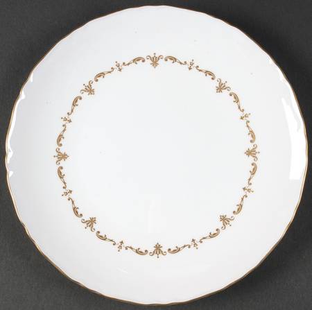 Gold Chantilly Cookie Plate