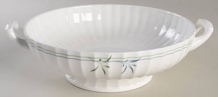 Green Bamboo Round Vegetable No Lid