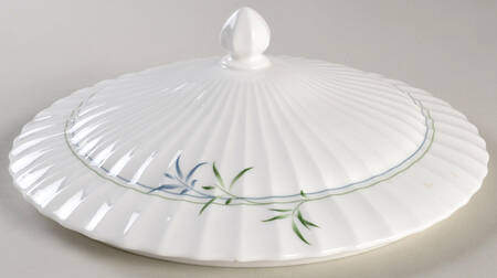 Green Bamboo Lid for Round Vegetable