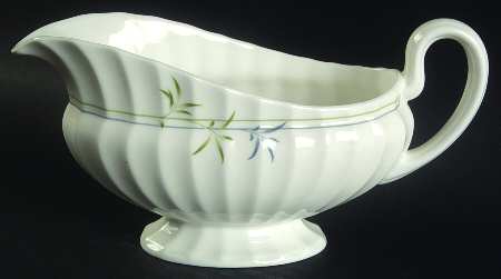 Green Bamboo Gravy Boat