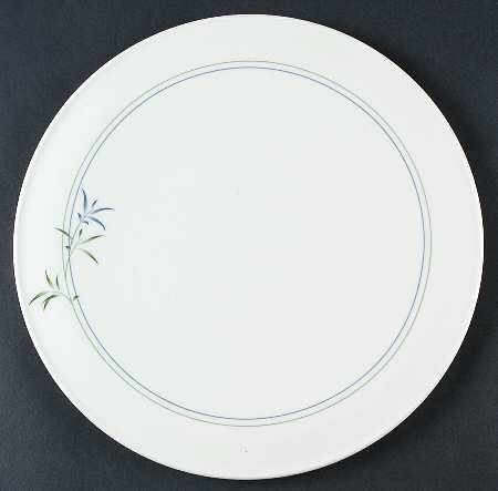 Green Bamboo Cake Plate