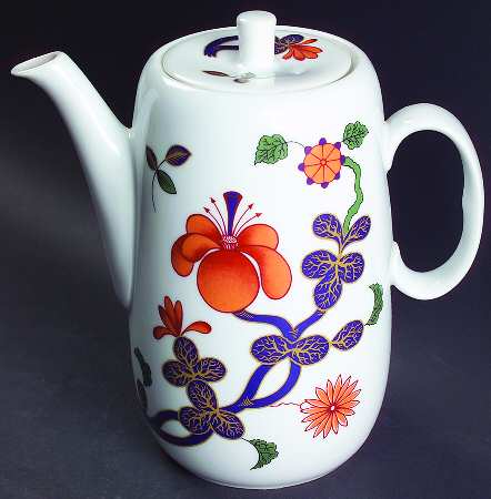 Grainger Imari Coffee Pot & Lid
