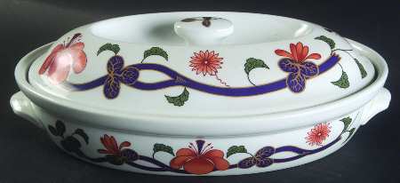 Grainger Imari 1 Quart Oval Covered Casserole