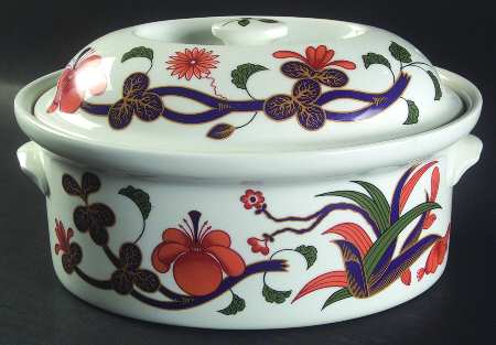 Grainger Imari 2 Quart Oval Covered Casserole