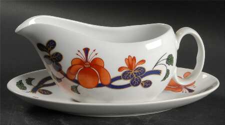 Grainger Imari Gravy Boat & Underplate